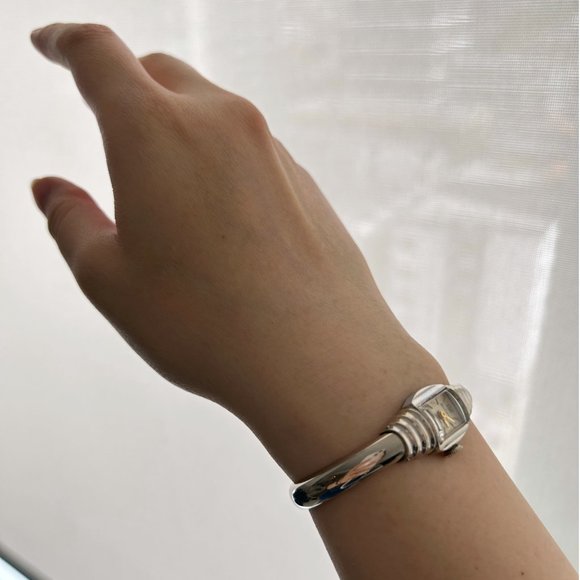 Vintage 1955 Bulova "American Girl" 10K R.G.P Bangle Cuff Wrist Watch, AS-IS - Picture 9 of 9